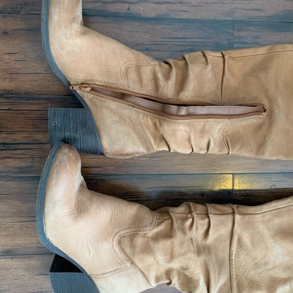 Aldo suede over knee boots chestnut brown sz 8.5 - Picture 4 of 11